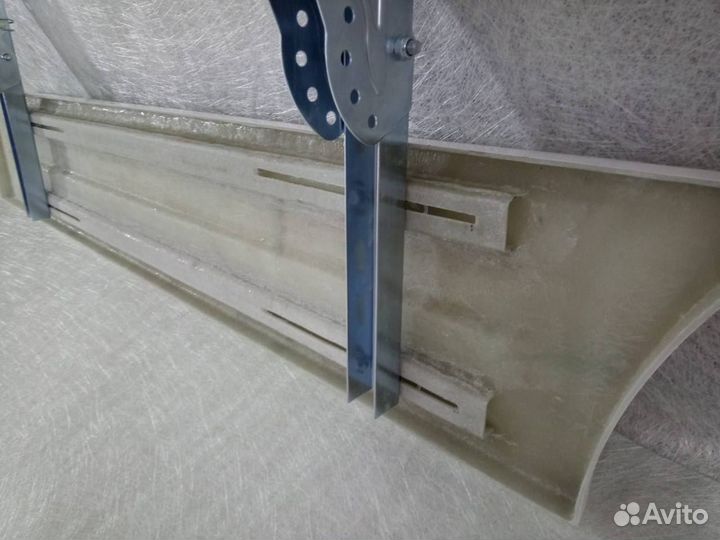 Боковая защита фургона отбойник Газель Некст