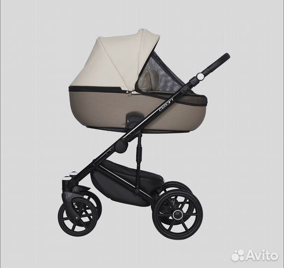 Коляска детская Riko Basic Ozon 3 в 1 бежевая
