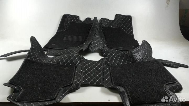 3D Коврики Audi A8 из Экокожи