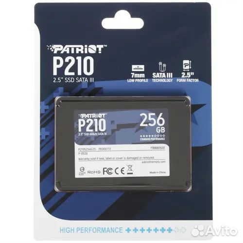 Лот на 20ссд 256gb patriot + память 15шт