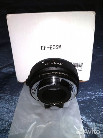 Переходное автофокусное кольцо-адатер EF-EOS M для