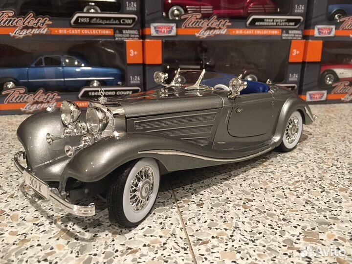 Модель Maisto 1:18 Mercedes 500K