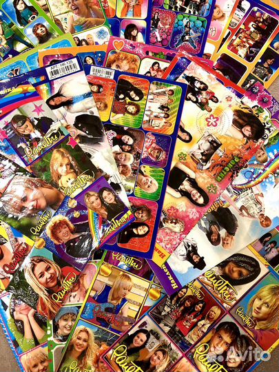 Наклейки Ранетки, календарики, закладки