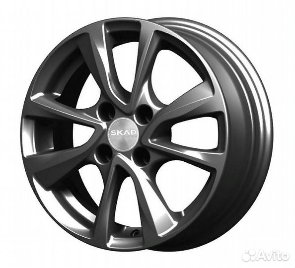 Диск Скад Ницца Графит 5,5*14/4*98 d58,6 ет35