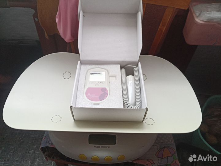 Фетальный доплер + детские весы для новорожденных