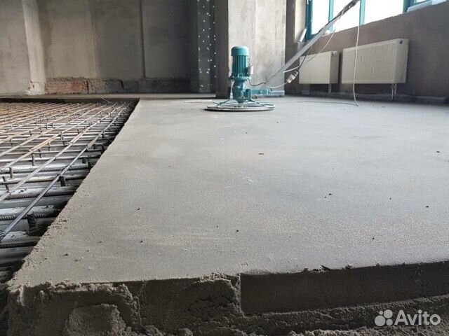 Полусухая стяжка пола с гарантией