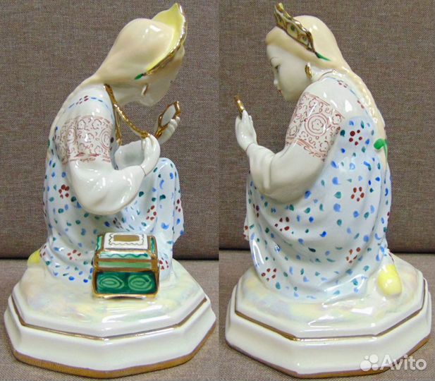 Статуэтка Алёнушка с зеркальцем