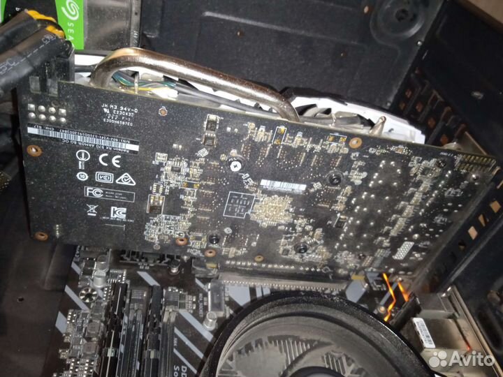 Видеокарта MSI AMD Radeon RX 570 armor 8gb 256bit