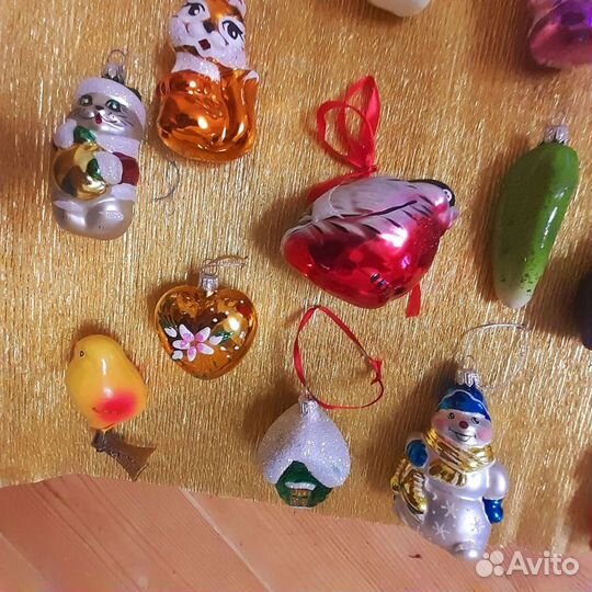 Елочные игрушки Стекло Фабрика Елочка