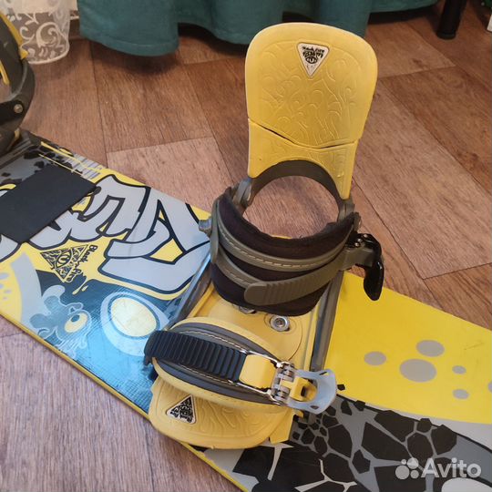 Сноуборд black fire 150 + крепы