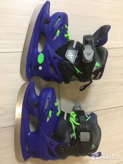 Коньки детские раздвижные 27-30