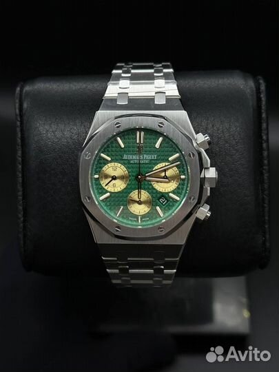 Часы Audemars Piguet Royal Oak Chrono Green Dial