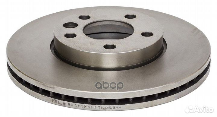 Диск тормозной вентилируемый (1шт.) transporter