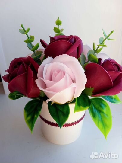 Букет из мыла ручной работы