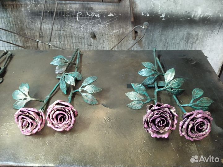 Кованая роза