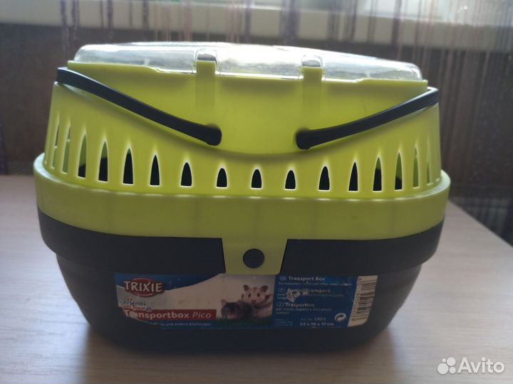 Кукурузный наполнитель и переноска для грызунов