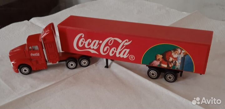 Грузовик Coca cola (original) с прицепом, Нов/год