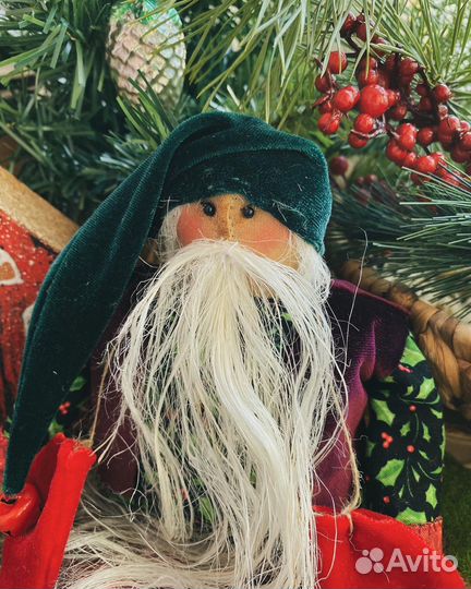 Елочные игрушки: Гном новогодний