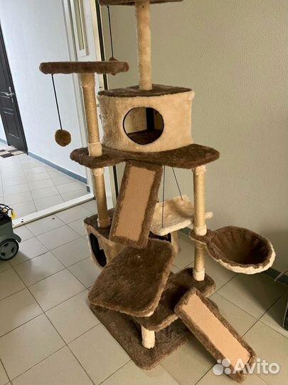 Когтеточка домик для кошки