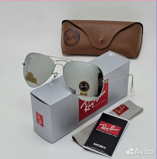 Мужские классические очки Ray Ban авиаторы