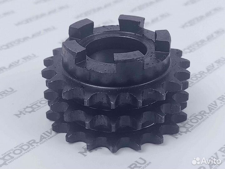 Звездочка Буран (усиленная) Z19 104 вала 3х рядная