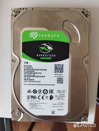Жесткие диски barracuda 1tb / 2tb