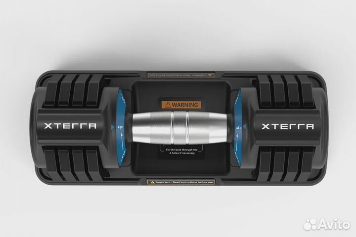 Гантели регулируемые xterra 1-5 кг (пара)