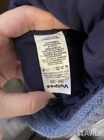 Шапочка для мальчика 36-38, теплая