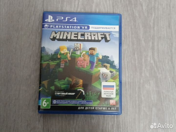 Minecraft диск для ps4/ps5