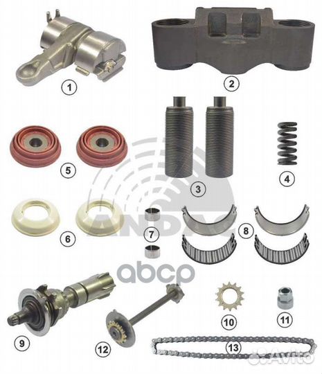 Рмк суппорта полный SN6 SN7 SK7 081010279 Andac