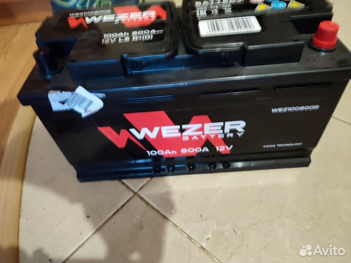 Аккумулятор автомобильный 100 ah