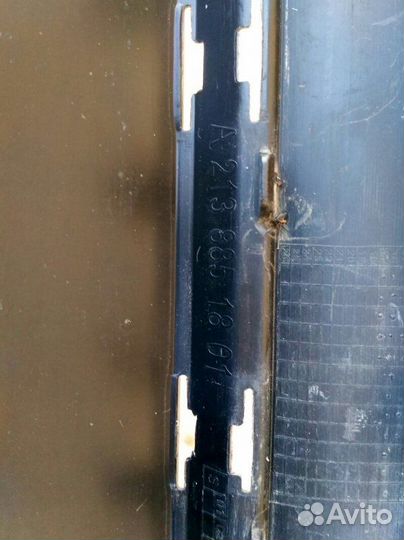 Спойлер (юбка) бампера задний Mercedes-Benz