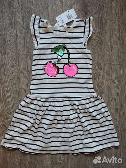 Пляжный комплект для девочки, 122-128