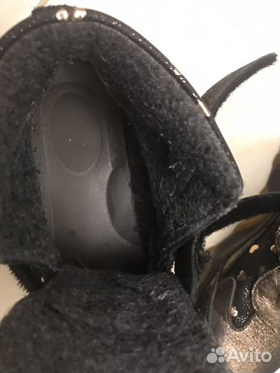 Кожаные ботинки для девочки