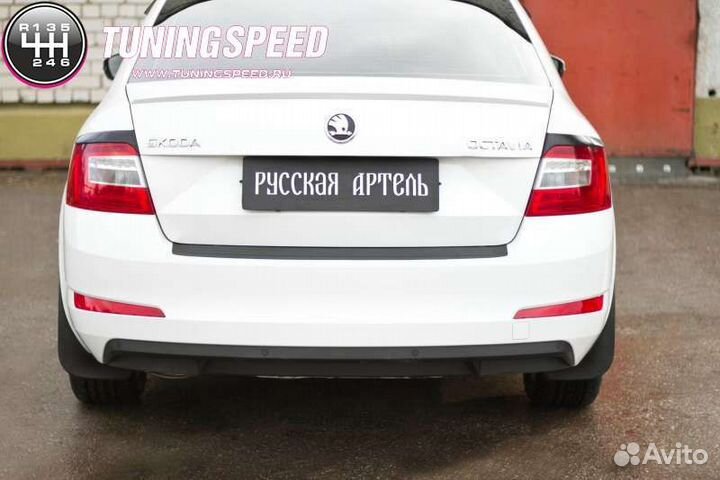 Накладки на задние фонари Skoda Octavia A7