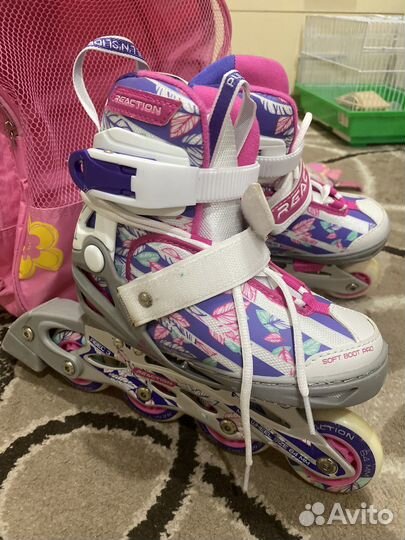 Ролики детские для девочек от 6 лет