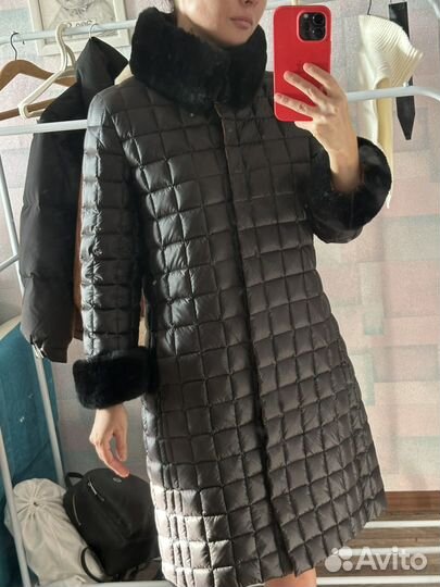 Пальто стеганное женское Pinko