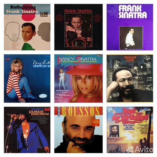 Nancy, Frank Sinatra, Marvin Gaye, Demis Roussos