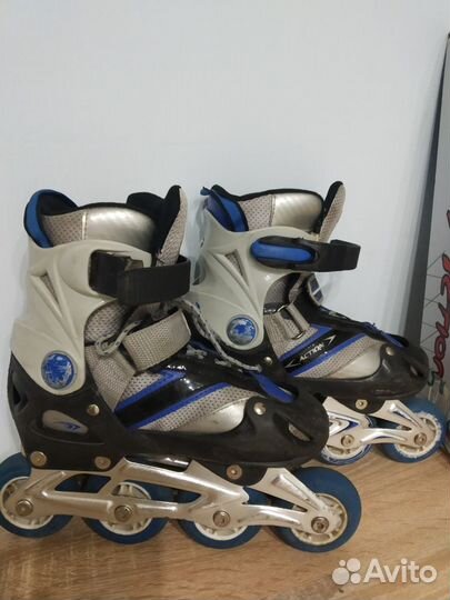 Роликовые коньки детские раздвижные