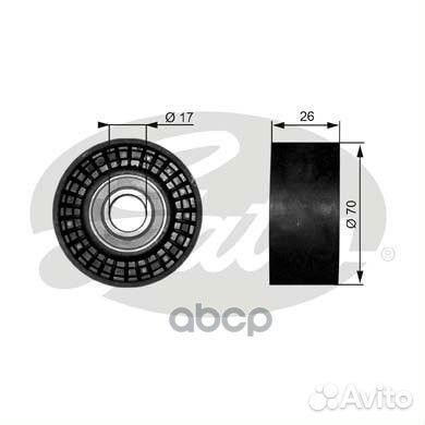 Направляющий ролик привода вспомогательных агре