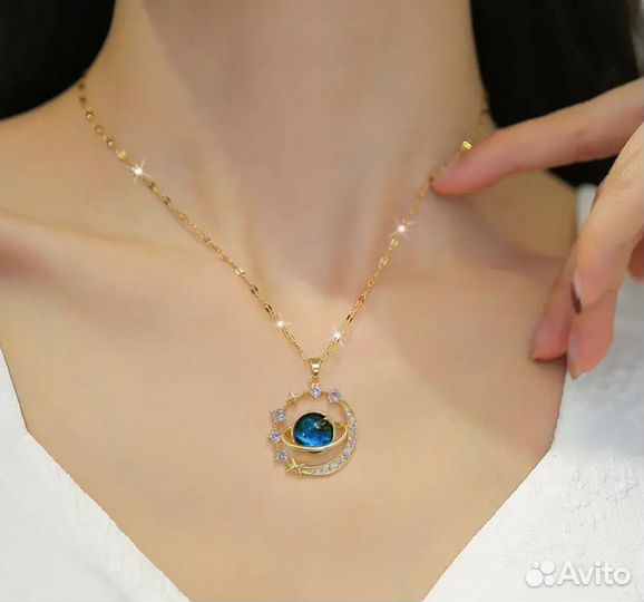 Кулон Звезда и Луна