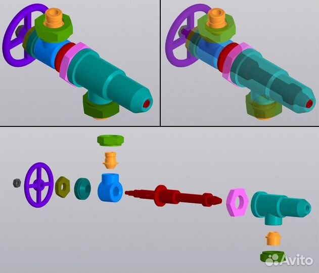 3D и 2D проектирование, моделирование