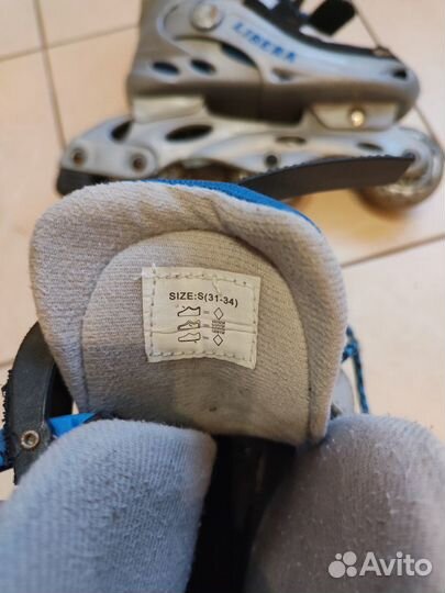 Роликовые коньки детские раздвижные