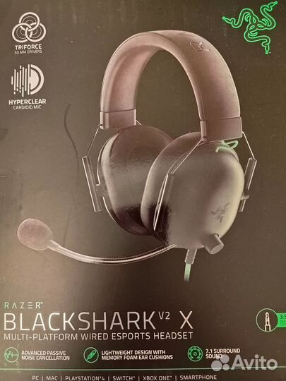 Игровая гарнитура Razer Blackshark v2X
