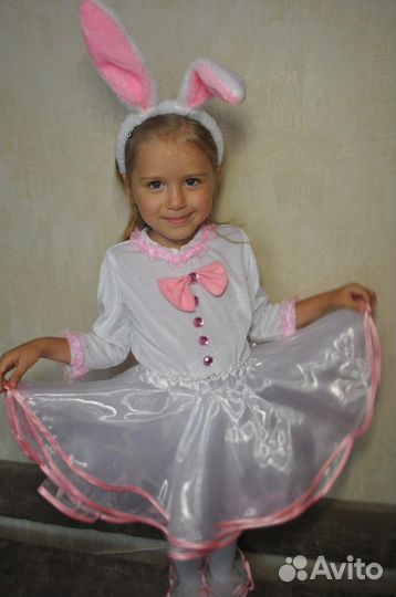 Костюм зайка рост 90-110 см