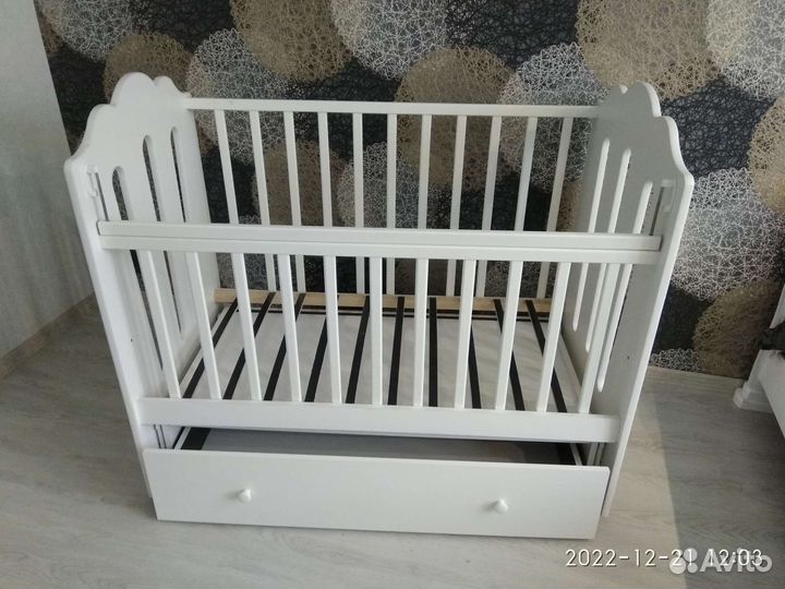 Кровать детская Little Heart, маятник, ящик