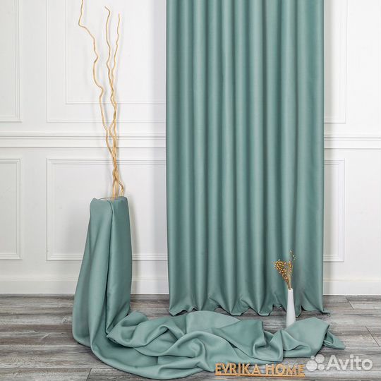 Шторы блэкаут Марсель Мята