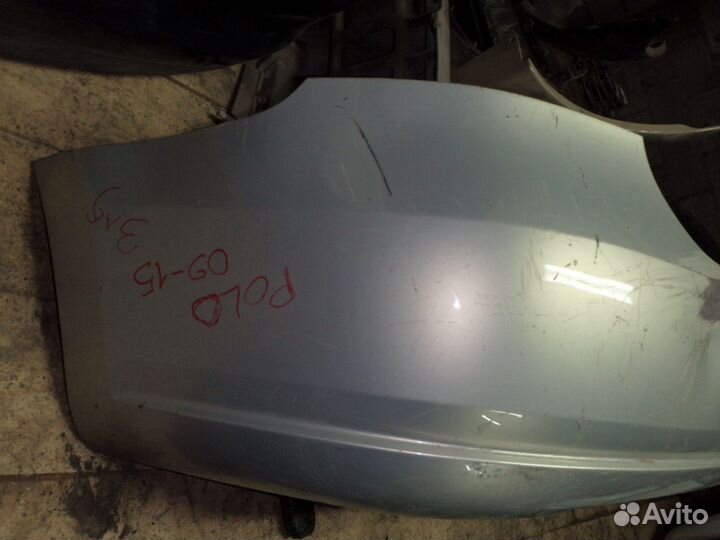 Бампер задний Polo Поло 2011-2015