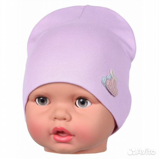 Шапки для девочек 5-7мес, 3-5мес