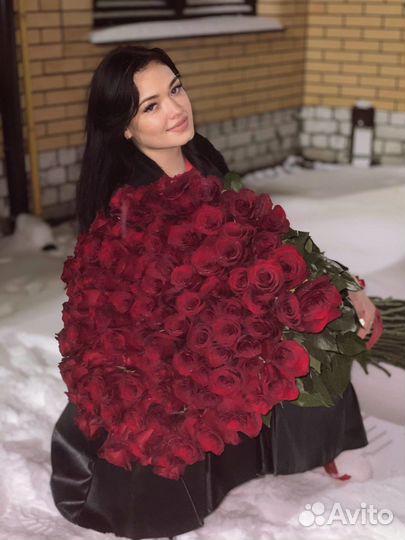 Роза букет 101 доставка любимой